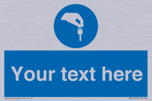 Custom Mandatory Keys Sign